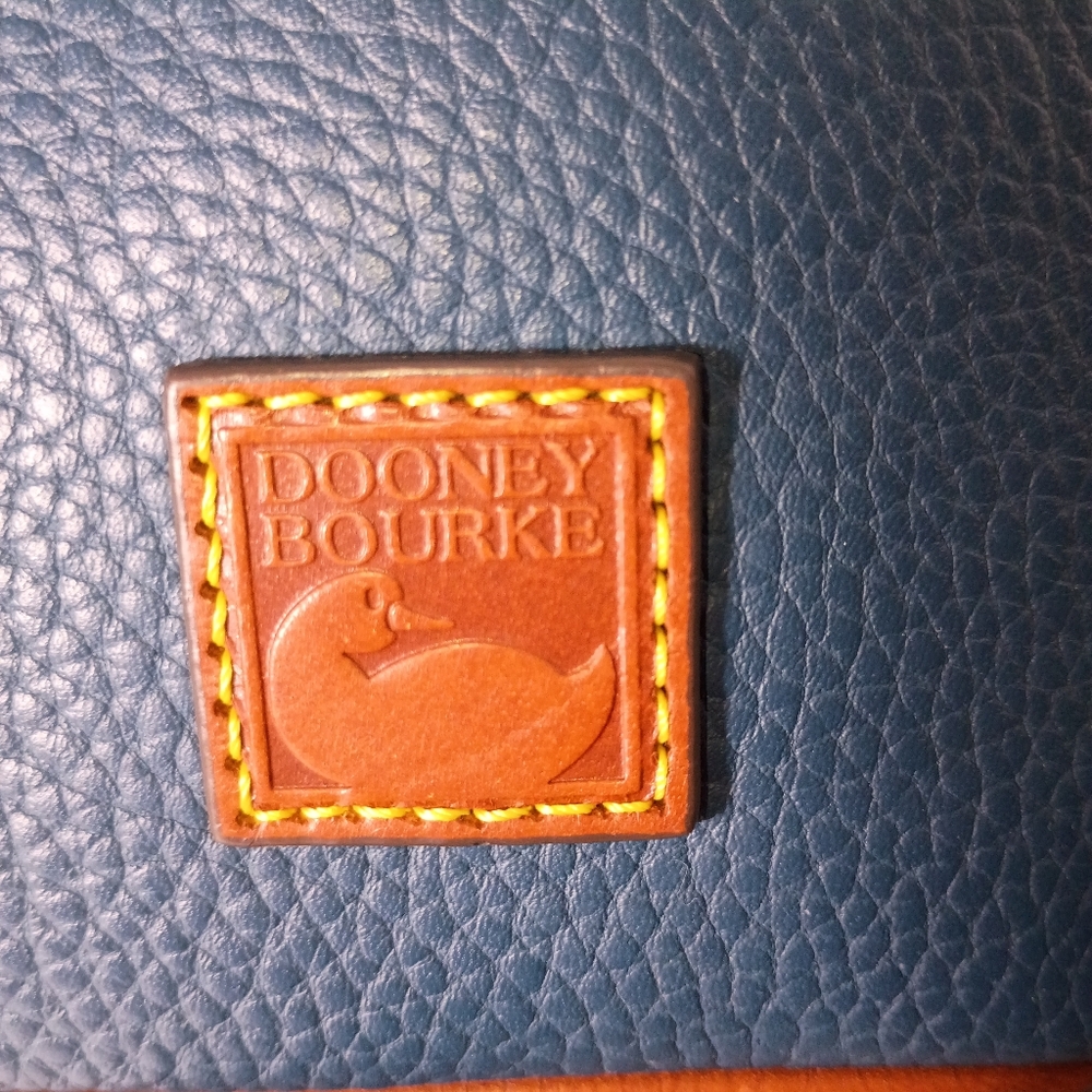 Dooney & Bourke Teal Pebble Leather Crossbody Bag and Wallet Set - Picture 16 of 17